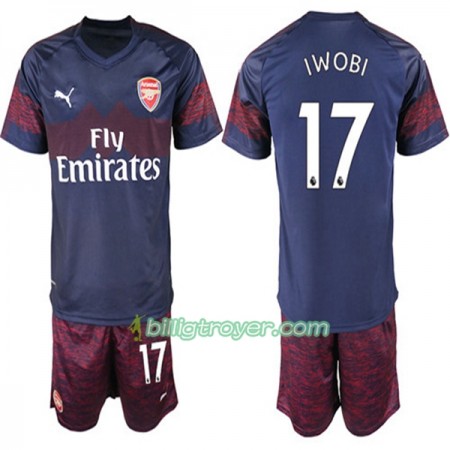 Billige Fotballdrakter Arsenal Alex Iwobi 17 Barn Bortedraktsett 2018/19 Kortermet